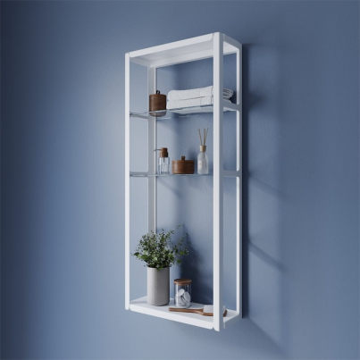 Bathroom shelf detail